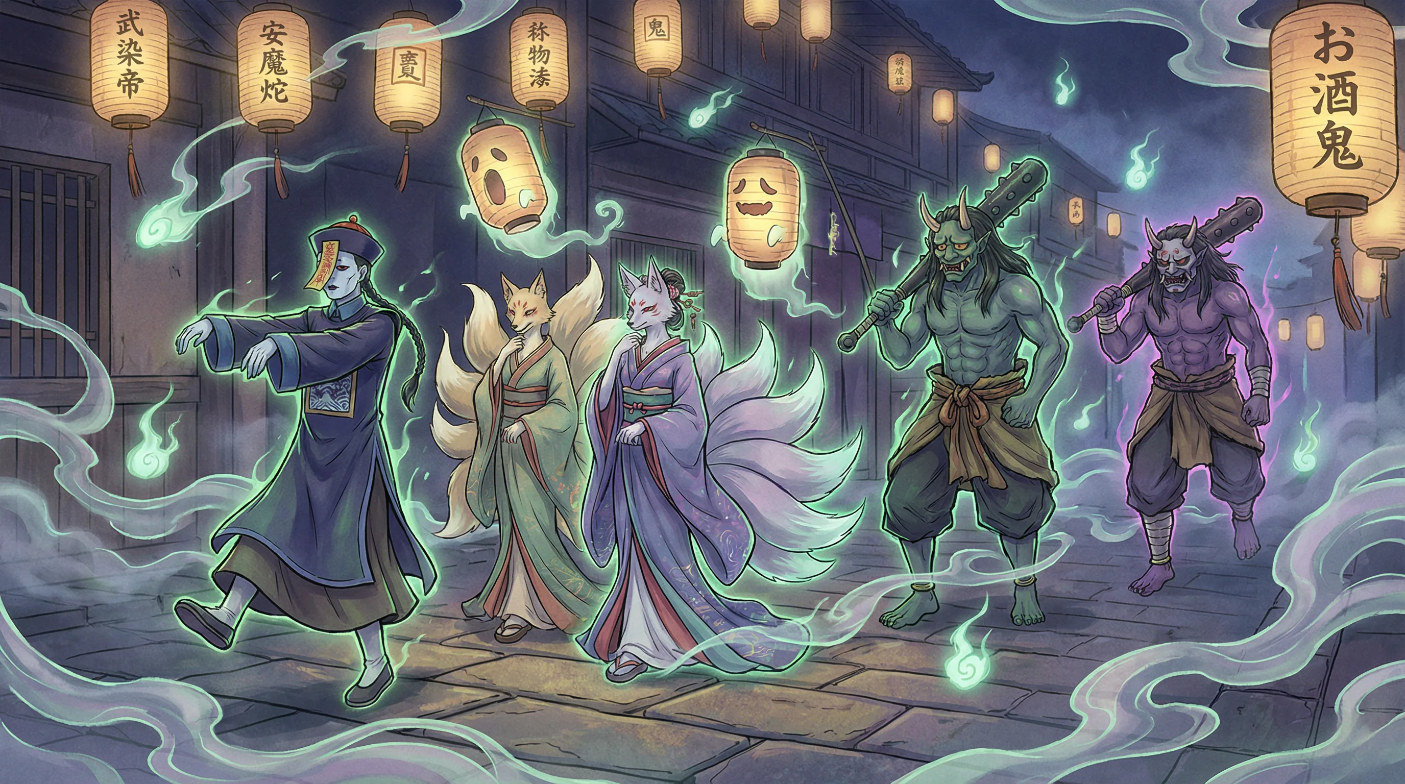 百鬼夜行 - 微博怎样发私信 中日鬼怪动漫
